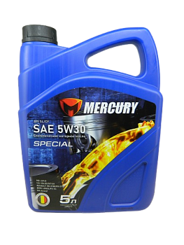 Масло моторн. синт. Mercury SAE 5W30 5л API SL/CF MB: 229.51, VW: 504.00/507.00, RENAULT: