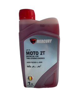 Масло моторн. Mercury API TC MOTO 2T 1L MOTOR OIL FOR TWO-STROKE ENGINES JASO FB/ISO-L-EGB